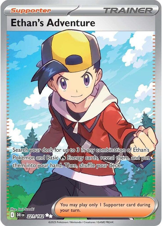 Ethan's Adventure 221/182 - Destined Rivals Pokémon TCG card