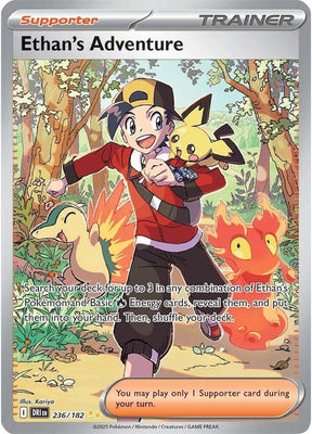 Ethan's Adventure 236/182 - Destined Rivals Pokémon TCG card