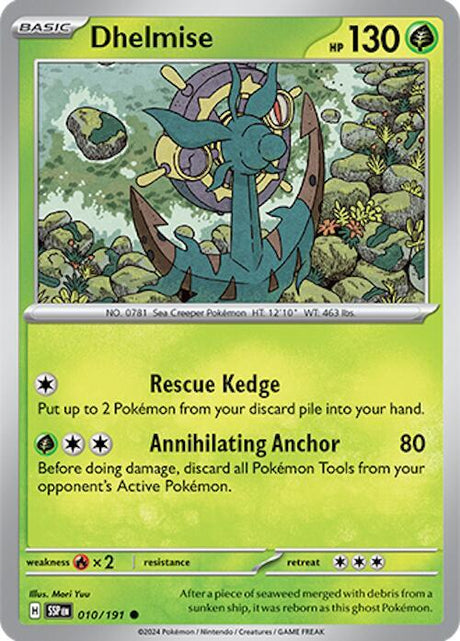 Dhelmise 010/191 - Pokemon TCG Surging Sparks card