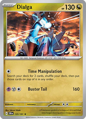 Dialga 135/191 - Pokemon TCG Surging Sparks card