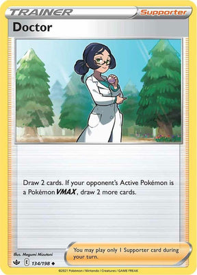 Doctor 134 - Pokemon TCG Chilling Reign card