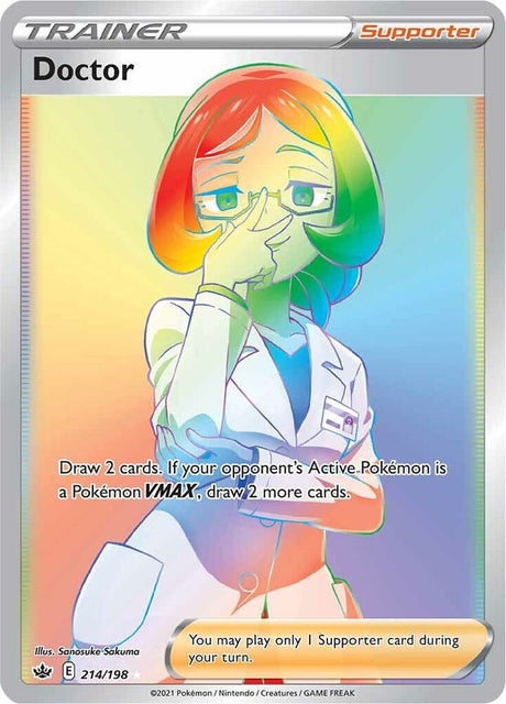 Doctor (Secret) 214 - Pokemon TCG Chilling Reign card