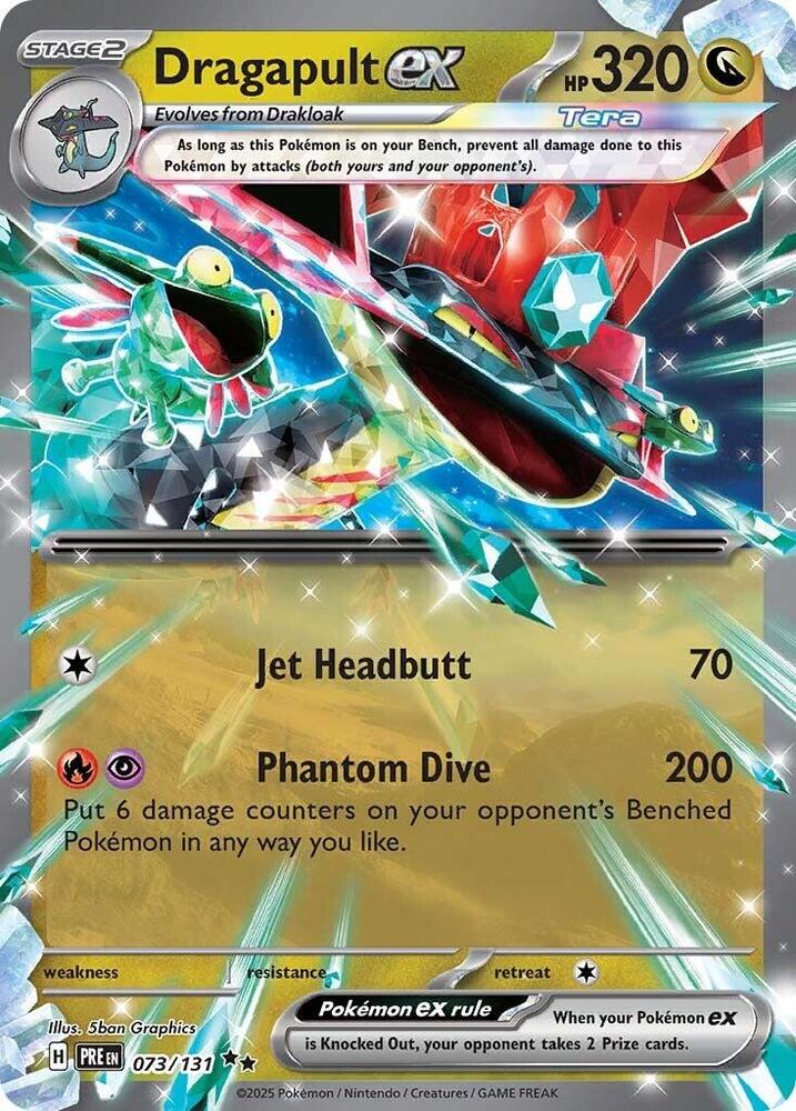 Dragapult ex 073/131 - Standard card artwork - Pokemon TCG Prismatic Evolutions card