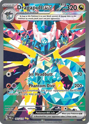 Dragapult ex 165/131 - Standard card artwork - Pokemon TCG Prismatic Evolutions card