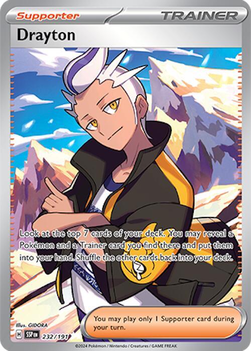 Drayton 232/191 - Pokemon TCG Surging Sparks card