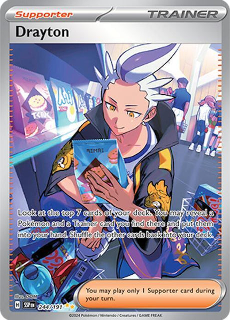 Drayton 244/191 - Pokemon TCG Surging Sparks card