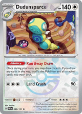 Dudunsparce 080/131 - Poké Ball Reverse Holo - Pokemon TCG Prismatic Evolutions card