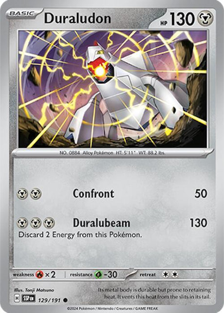 Duraludon 129/191 - Pokemon TCG Surging Sparks card