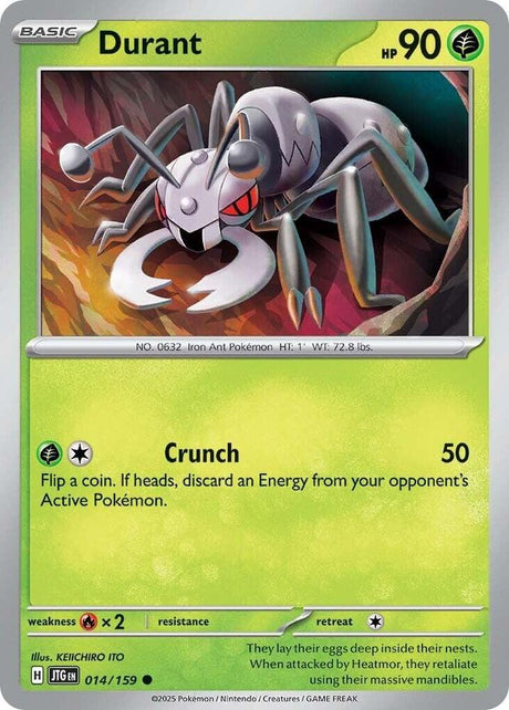 Durant 014/159 - Pokemon TCG Journey Together card