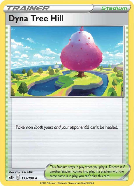 Dyna Tree Hill 135 - Pokemon TCG Chilling Reign card