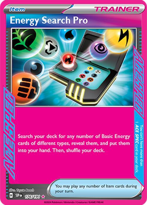 Energy Search Pro 176/191 - Pokemon TCG Surging Sparks card