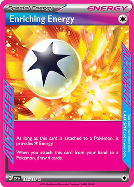 Enriching Energy 191/191 - Pokemon TCG Surging Sparks card