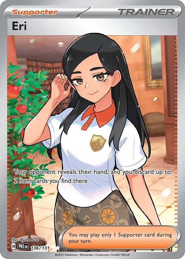 Eri 136/131 - Standard card artwork - Pokemon TCG Prismatic Evolutions card