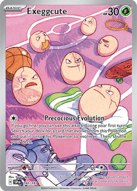 Exeggcute 192/191 - Pokemon TCG Surging Sparks card