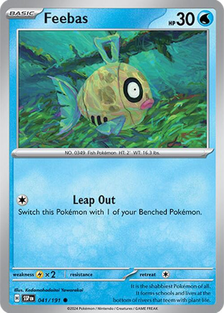 Feebas 041/191 - Pokemon TCG Surging Sparks card