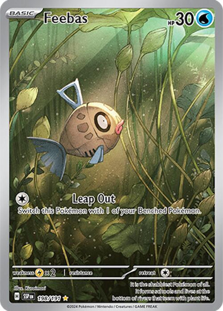 Feebas 198/191 - Pokemon TCG Surging Sparks card