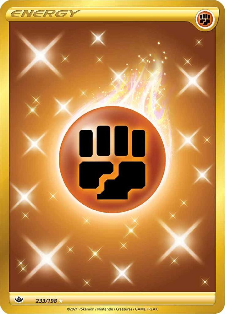 Fighting Energy (Secret) 233 - Pokemon TCG Chilling Reign card
