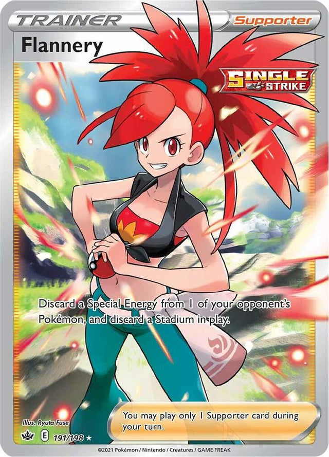 Flannery (Full Art) 191 - Pokemon TCG Chilling Reign card