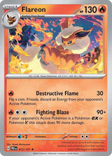 Flareon 013/131 - Standard card artwork - Pokemon TCG Prismatic Evolutions card