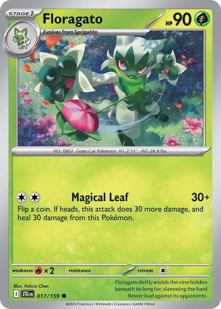 Floragato 017/159 - Pokemon TCG Journey Together card