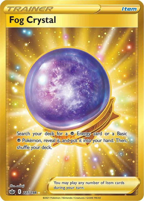 Fog Crystal (Secret) 227 - Pokemon TCG Chilling Reign card