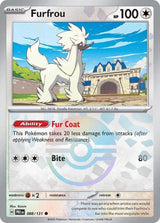 Furfrou 088/131 - Poké Ball Reverse Holo - Pokemon TCG Prismatic Evolutions card