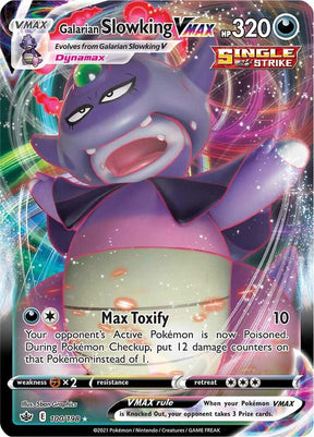 Galarian Slowking VMAX 100 - Pokemon TCG Chilling Reign card