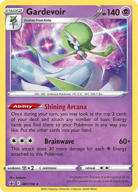 Gardevoir 061 - Pokemon TCG Chilling Reign card