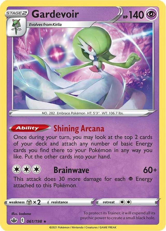 Gardevoir 061 - Pokemon TCG Chilling Reign card