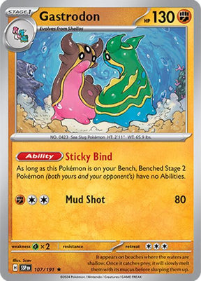 Gastrodon 107/191 - Pokemon TCG Surging Sparks card