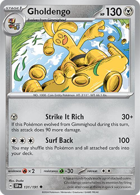 Gholdengo 131/191 - Pokemon TCG Surging Sparks card