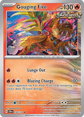 Gouging Fire 038/191 - Pokemon TCG Surging Sparks card