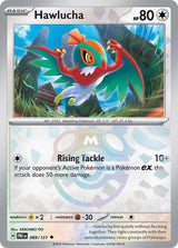 Hawlucha 089/131 - Master Ball Reverse Holo - Pokemon TCG Prismatic Evolutions card