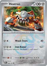 Heatran 068/131 - Master Ball Reverse Holo - Pokemon TCG Prismatic Evolutions card