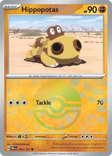 Hippopotas 052/131 - Poké Ball Reverse Holo - Pokemon TCG Prismatic Evolutions card