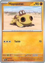 Hippopotas 052/131 - Standard card artwork - Pokemon TCG Prismatic Evolutions card