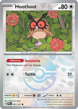 Hoothoot 077/131 - Poké Ball Reverse Holo - Pokemon TCG Prismatic Evolutions card