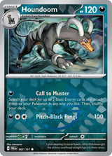 Houndoom 063/131 - Poké Ball Reverse Holo - Pokemon TCG Prismatic Evolutions card
