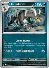 Houndoom 063/131 - Standard card artwork - Pokemon TCG Prismatic Evolutions card