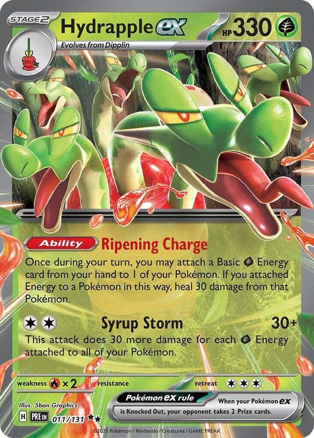 Hydrapple ex 011/131 - Standard card artwork - Pokemon TCG Prismatic Evolutions card