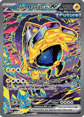 Iron Hands ex 154/131 - Standard card artwork - Pokemon TCG Prismatic Evolutions card