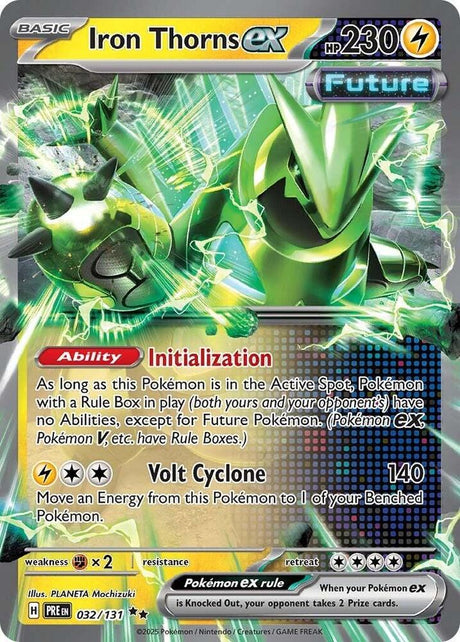 Iron Thorns ex 032/131 - Standard card artwork - Pokemon TCG Prismatic Evolutions card