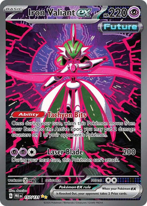 Iron Valiant ex 157/131 - Standard card artwork - Pokemon TCG Prismatic Evolutions card