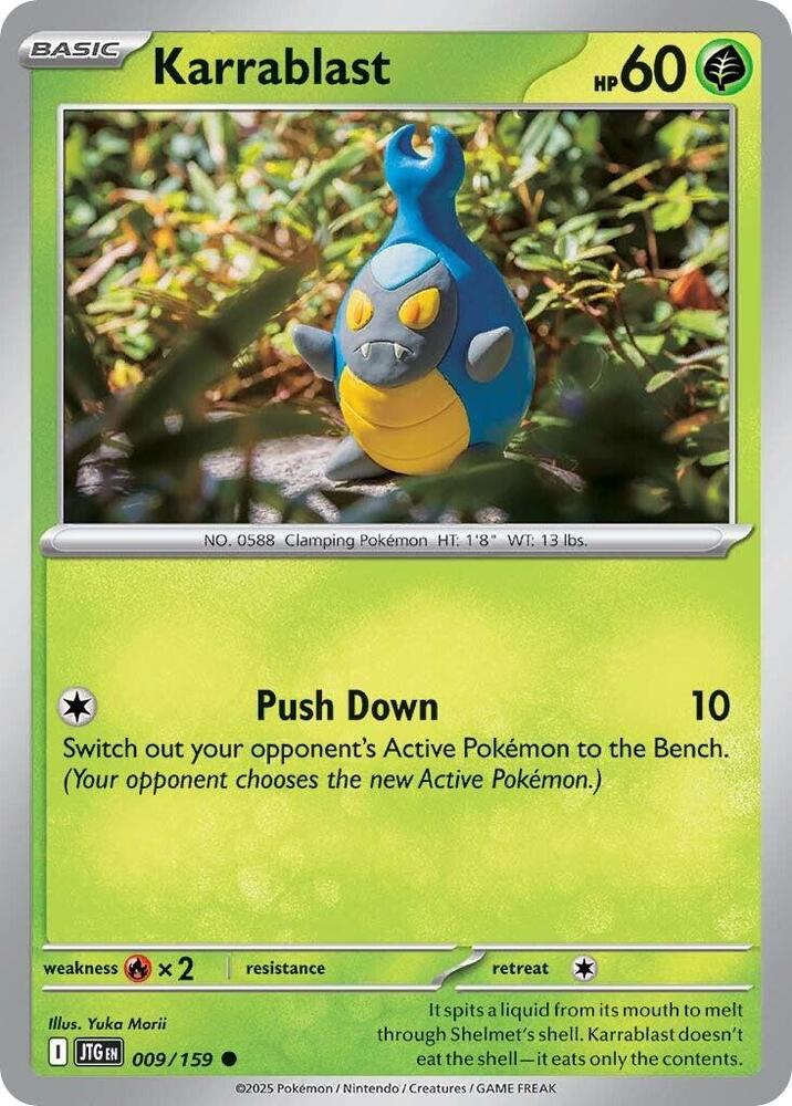 Karrablast 009/159 - Pokemon TCG Journey Together card