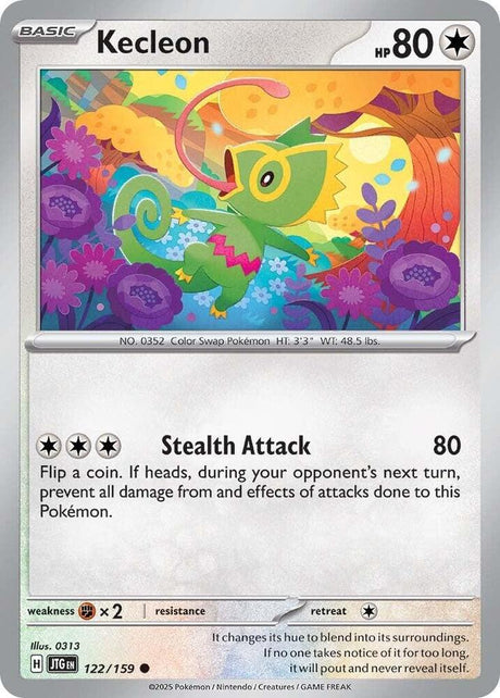 Kecleon 122/159 - Pokemon TCG Journey Together card