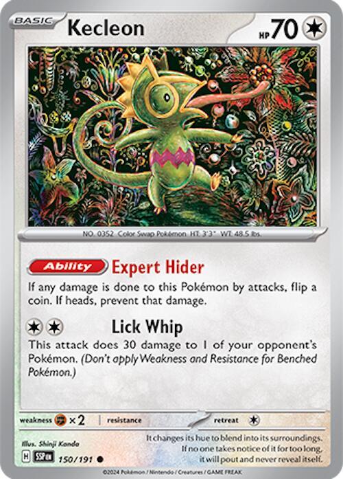 Kecleon 150/191 - Pokemon TCG Surging Sparks card