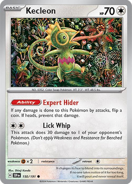 Kecleon 150/191 - Pokemon TCG Surging Sparks card