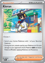 Kieran 113/131 - Standard card artwork - Pokemon TCG Prismatic Evolutions card