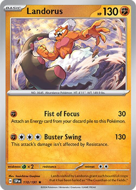 Landorus 110/191 - Pokemon TCG Surging Sparks card