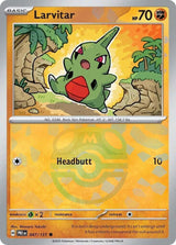 Larvitar 047/131 - Master Ball Reverse Holo - Pokemon TCG Prismatic Evolutions card